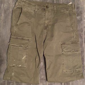 American Eagle Army Green Cargo Pants 30 x 32